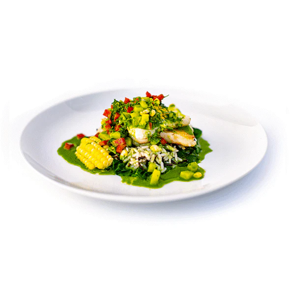 Sea Bass with Pineapple Green Sauce - Image 3